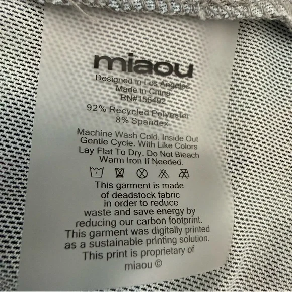 MIAOU Polka Dot PatchworkLong Sleeve Mesh Sheer T-shirt Sz S Y2K Bratz 2000’s - Picture 12 of 14